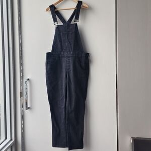 GAP Cotton Denim Fitted Overalls Jumpsuit